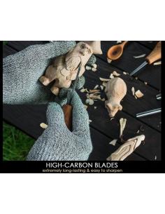 Beavercraft Zestaw do drzeworytu 6 dłut profilowych SC05 2