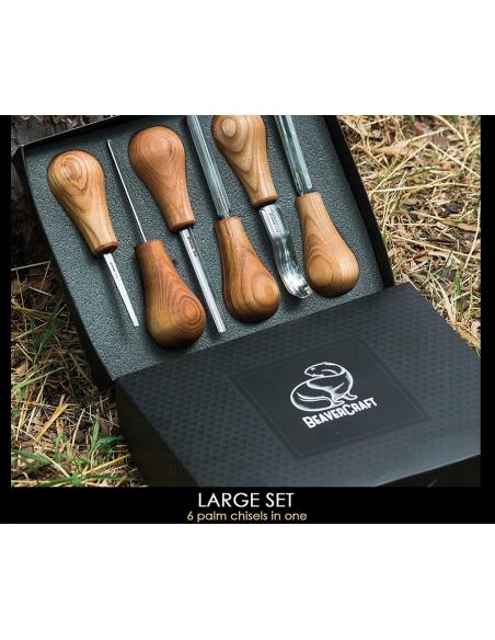 Beavercraft Zestaw do drzeworytu 6 dłut profilowych SC05