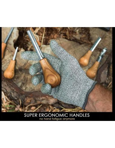 Beavercraft Zestaw do drzeworytu 6 dłut profilowych SC05