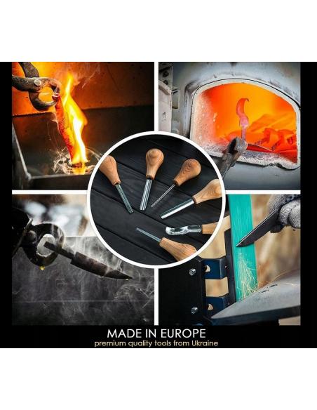 Beavercraft Zestaw do drzeworytu 6 dłut profilowych SC05