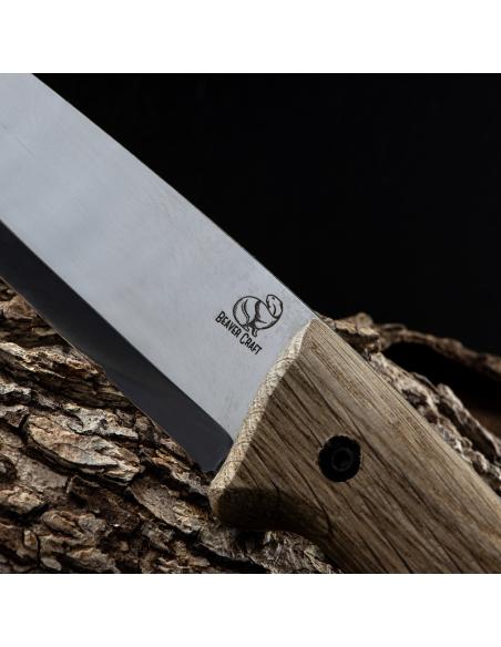 Beavercraft outdoorowy nóż Bushcraft black oak BSH1