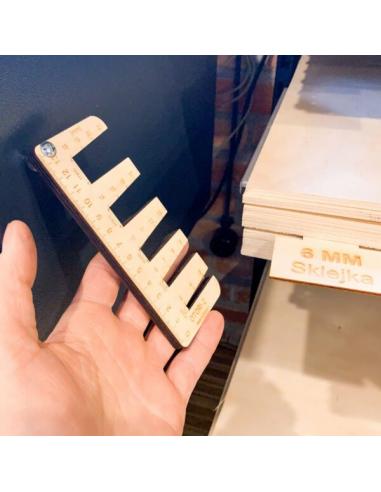 Sprawdzian grubości płyt OTORI-2 z magnesem LeanCraft