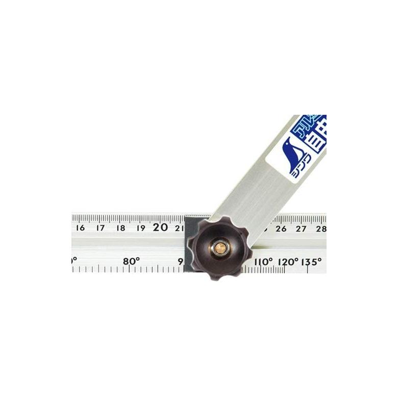 SHINWA kątomierz nastawny 30cm z podziałką aluminium (62660)