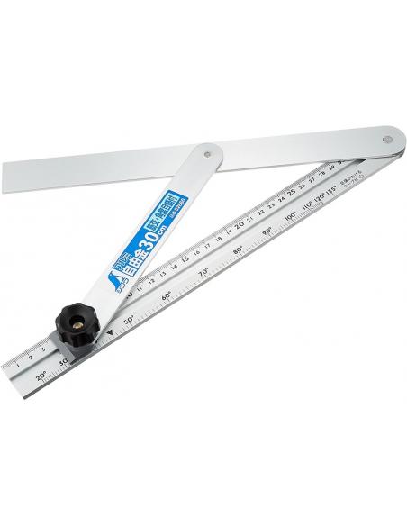 SHINWA kątomierz nastawny 45cm z podziałką aluminium (62661)
