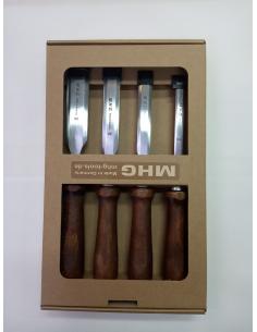 MHG GERMANY Dłuta stolarskie proste zestaw 10,16,20 ,26 (13122.04)