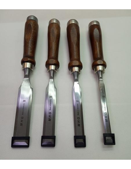 MHG GERMANY Dłuta stolarskie proste zestaw 10,16,20 ,26 (13122.04)