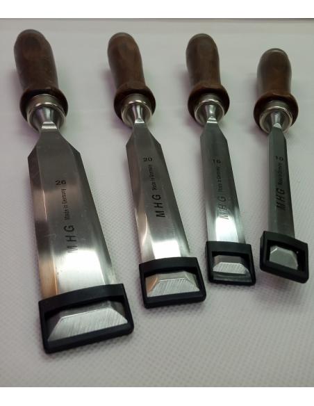 MHG GERMANY Dłuta stolarskie proste zestaw 10,16,20 ,26 (13122.04)