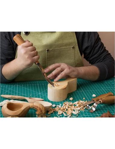 Beavercraft Drewno lipa do rzeźbienia kuksy formatka B3