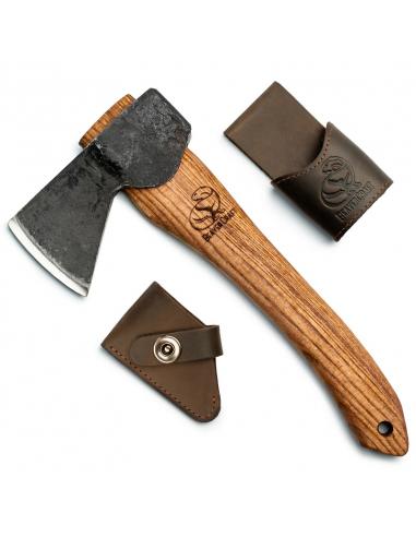 Toporek AX1 Beaverkraft z etui ze skóry i zawiesiem do paska (AX1)