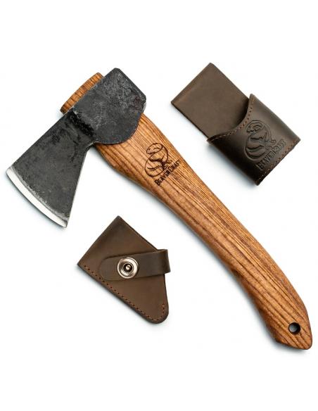 Toporek AX1 Beaverkraft z etui ze skóry i zawiesiem do paska (AX1)