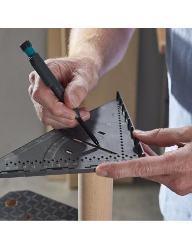 Wolfcraft Kątownik narożny traserski 3D PRO (5219000)