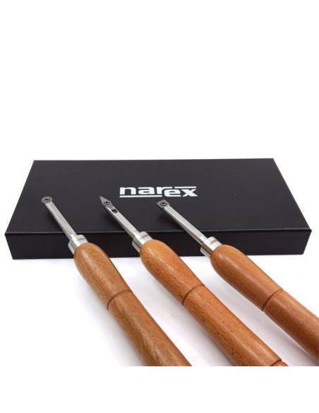 NAREX Dłuta tokarskie MINI z końcówkami z węglików spiekanych (859600)