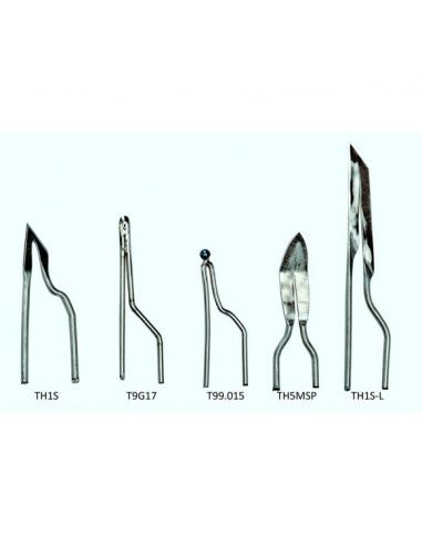 Zestaw 5 szt - końcówki do cieniowania, przecinania tykwy (5 szt) do pirografu Antex