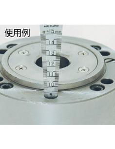 SHINWA Miernik średnicy, szczeliny 1-15mm z linijką, stal nierdzewna Shinwa 62612 2