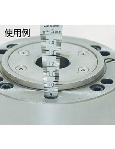 SHINWA Miernik średnicy, szczeliny 1-15mm z linijką, stal nierdzewna Shinwa 62612