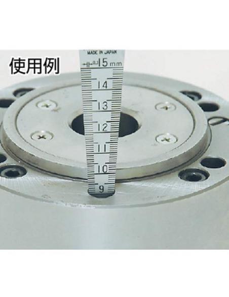 SHINWA Miernik średnicy, szczeliny 1-15mm z linijką, stal nierdzewna Shinwa 62612