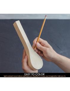 Beavercraft Drewno lipa do rzeźbienia łyżki formatka B1 2