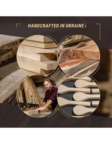 Beavercraft Drewno wiśnia, lipa,morwa,orzech do rzeźbienia łyżki formatka BB2