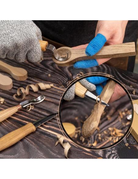 Beavercraft Drewno wiśnia, lipa,morwa,orzech do rzeźbienia łyżki formatka BB2