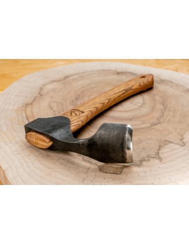 Beavercraft Ciosło wklęsłe z etui skórzanym i zawiesiem AX2