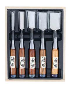 Dłuta japońskie premium MURAKUNI 9, 15, 24, 30, 36 mmzestaw  108072