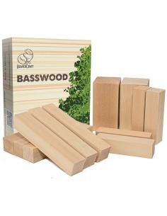 Beavercraft Drewno lipa zestaw 12 klocków BW12