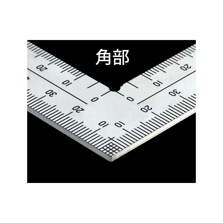 SHINWA kątownik stalowy 50 cm 6 skali inox (10405)