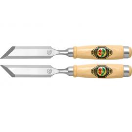 KIRSCHEN Dłuta stolarskie skośne 2 szt lewe prawe 20m