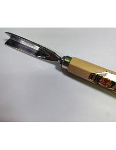 KIRSCHEN Dłuto rzeźbiarskie proste typu V profil 39 szerokość 20mm (3139020) 2