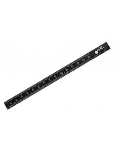 KINEX Przymiar elastyczny czarny niepowlekany 150mm