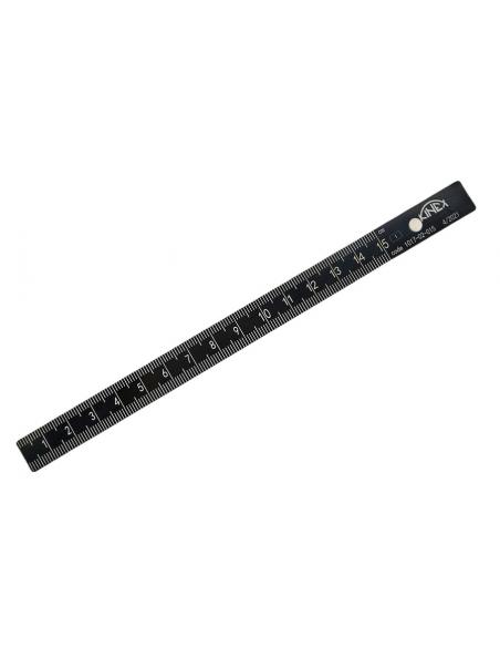 KINEX Przymiar elastyczny czarny niepowlekany 150mm