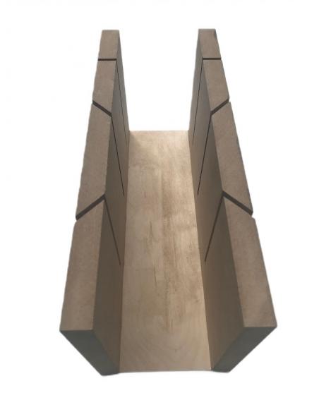 PINIE Skrzynka uciosowa wysoka do listew 300x140x80mm (20-3008014018)