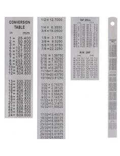 KINEX Przymiar półsztywny 150mm INOX opis laserowy (1022-0) 2
