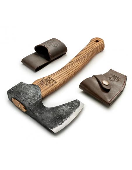 Toporek siekierka AX6 Beaverkraft z etui ze skóry i zawiesiem (AX6)