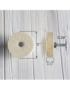 Beavercraft Tarcza polerska z filcu PW2 2