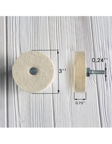 Beavercraft Tarcza polerska z filcu PW2