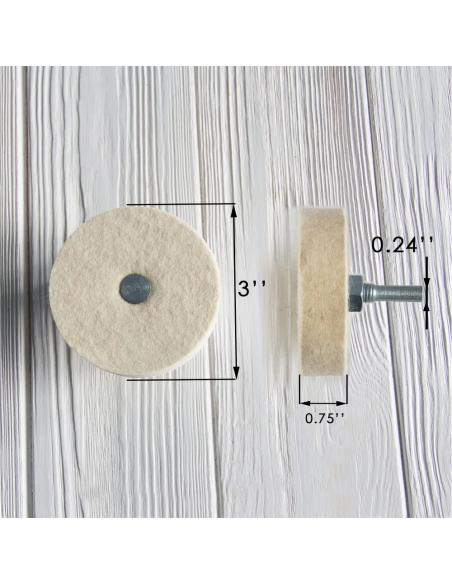 Beavercraft Tarcza polerska z filcu PW2