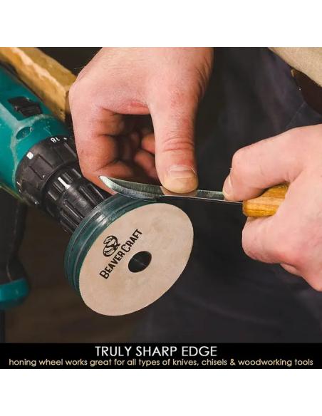 Beavercraft Tarcza polerska skórzana PW1