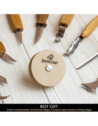 Beavercraft Tarcza polerska skórzana PW1