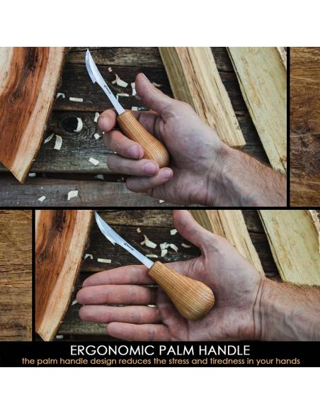 BeaverCraft Nóż rzeźbiarski rękojeść grzybek C17P