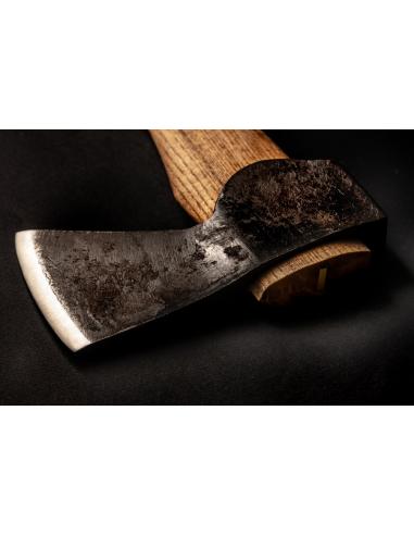 Gownia toporka biwakowego rzeźbiarskiego z etui skórzanym AX1Head