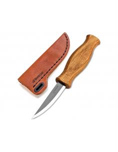 BeaverCraft Nóż rzeźbiarski z długim ostrzem i etui C4S