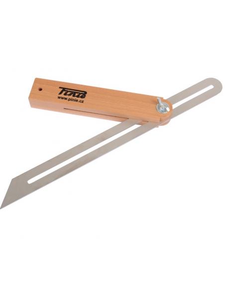 PINIE Kątownik stolarski nastawny 250mm stal nierdzewna 40-8P