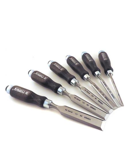 NAREX Dłuta stolarskie WOOD LINE bejcowane zestaw 6 szt 853053