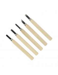 Dłuta japońskie rzeźbiarskie stal Shirogami marki Meguro 2