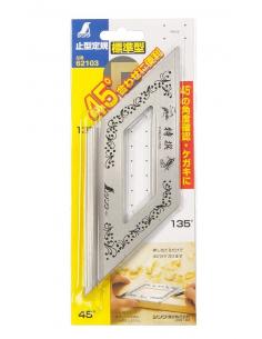 SHINWA kątownik 45 stopni japoński stal nierdzewna (62 2