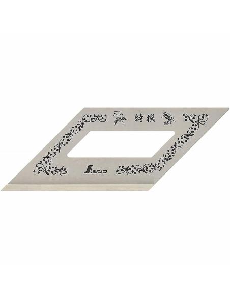 SHINWA kątownik 45 stopni japoński stal nierdzewna (62