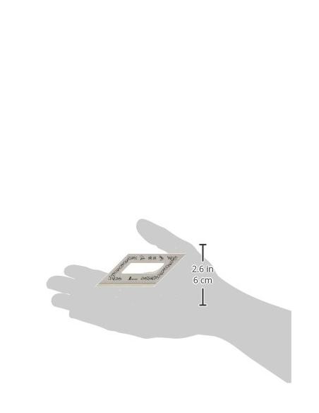 SHINWA kątownik 45 stopni japoński stal nierdzewna (62103)