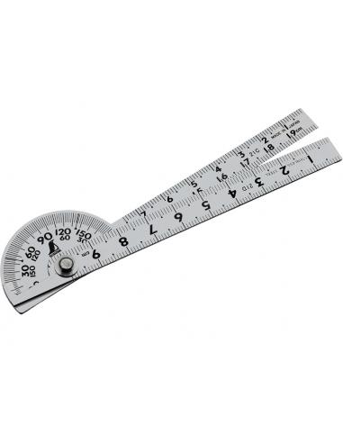SHINWA kątomierz mini 10cm inox (62995)