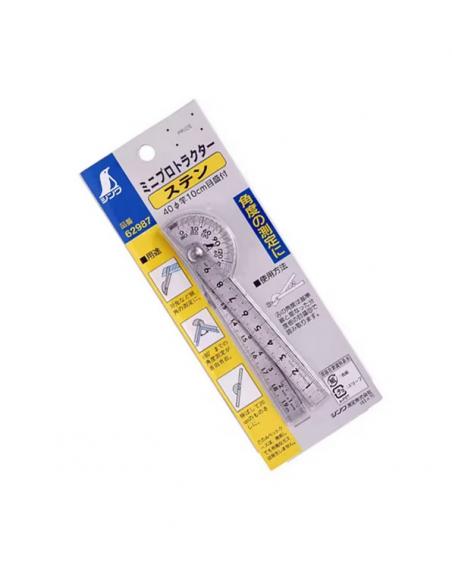 SHINWA kątomierz mini 10cm inox (62995)